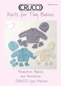 Crucci Knitting Pattern 2008 Tiny Babies Knits
