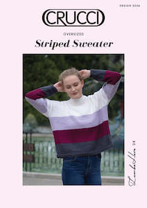 Winter 2020 Pattern Collection: Crucci Knitting Pattern 2026 Oversized Striped Sweater