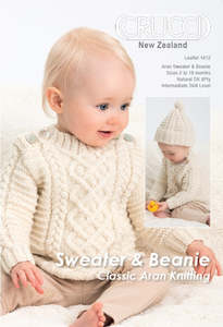 Crucci Pattern 1412 Natural DK 8 ply