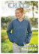 Crucci Knitting Pattern 2411 V-Neck Top Down Sweater