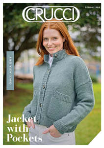 Crucci Knitting Pattern 2504 Jacket with Pockets