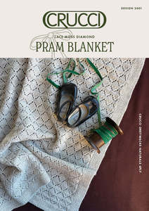Crucci Knitting Pattern 2601 Pram Blanket