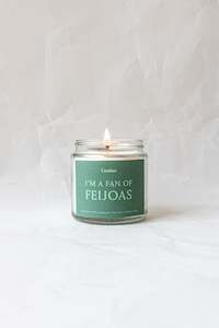 Crushes Candles: Feijoa Scented Soy Candle
