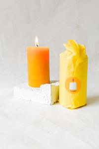 Beeswax Pillar Candle