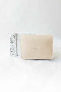 Vegan Leather Wallet - Oat Milk