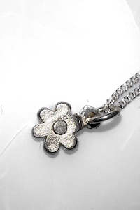 The "teeny tiny" Sterling Silver Flower Necklace