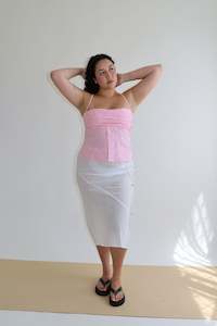 Riel: Tobi Top - Pink Checkered (L)