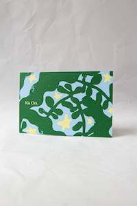 Crushes Stationery: Set of 6 Kia Ora Postcards - Green