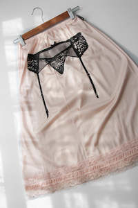 Slow Fashion By Crushes: Garter Slip Skirt 002