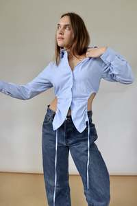 Something Special: Curve Shirt - Light Blue (XS)