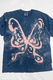 Wings Tee - Indigo Blue  (XL)