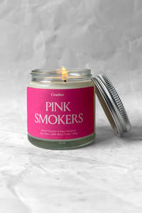 Crushes Candles: Pink Smokers Candle