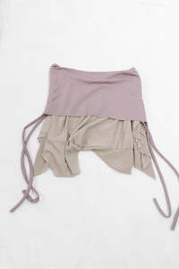 Taupe + Green Merino Skirts by Danyela Pezic