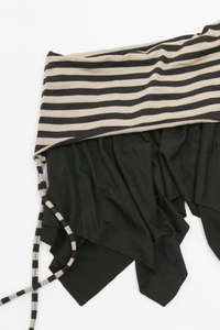Stripe + Black Merino Skirts by Danyela Pezic