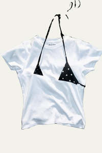 Something Special: Rhoda Nunn Off-Cut Tee - White