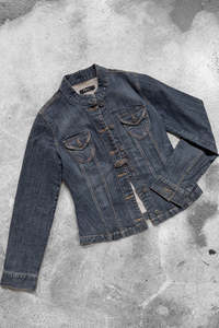 Fitted Utility Denim Jacket (S)