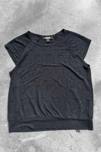 All Of Crushes: Sissy Capped Sleeve Top T-shirt (M)