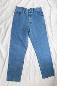 Vintage Deadstock Jeans; Straight + Long (33-35")