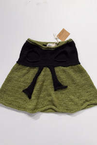 Bow Skirt Handknit by Hu Hu Studio