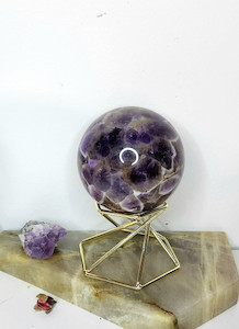 Chevron Amethyst sphere CrystaLandnz