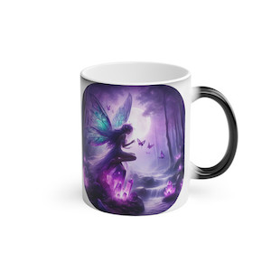 Curious Amethyst Fairy Mug CrystaLandnz