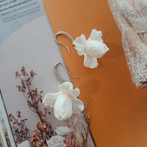 Cascading Cool: Iris v2 flower short and long cascading earrings