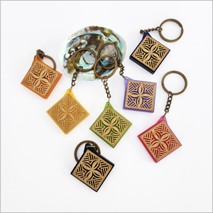 Keychain: Tapa 1 Acrylic + Bamboo (kctp1)Keyrings + Keychains
