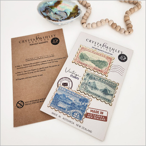 Magnet Pop-Out: Vintage NZ Stamps (mntp14)Magnets