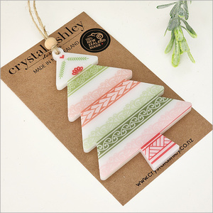 Products: Hanging Ornament Printed : Tree 12 (KWW1) (ont12)Satin Acrylic Ornaments