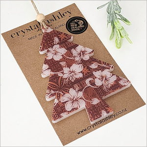 Products: Hanging Ornament Printed : Tree 15 (Pacific1) (ont15)Satin Acrylic Ornaments