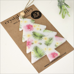 Products: Hanging Ornament Printed : Tree 16 (Pacific2) (ont16)Satin Acrylic Ornaments