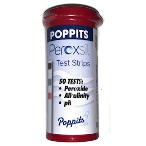 Poppits: Poppits Peroxsil 395 – 3 Way Test Strips – Red