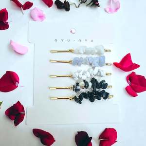Crystal Crowns And Head Bands: Crystal Hair Pin Sets.