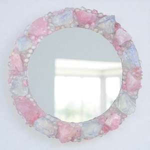 Crystal Mirrors: “Starlight Bloom” Crystal Mirror