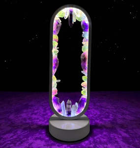 Crystal Gifts: Crystal Portal Lamp “Rainbow Garden”