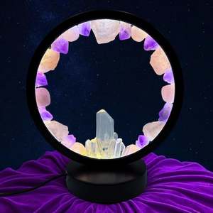 Crystal Portal Lamp “lunar Bloom”