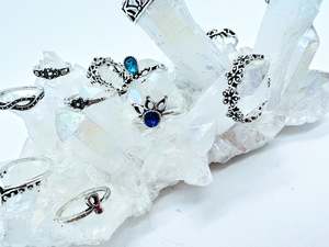 Rings: Silver colour rings SV13 ( 13 Rings )