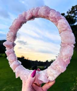 Crystal Mirrors: Crystal Mirror “Pure Love“ 25cm