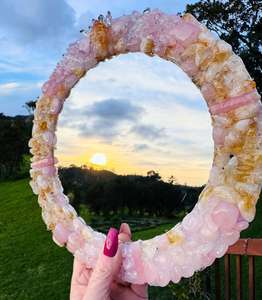 Crystal Mirrors: Crystal Mirror “Radiance” 25cm