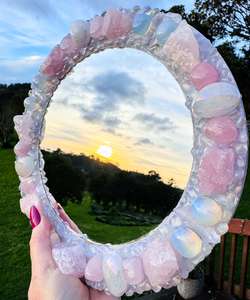 Crystal Mirrors: Crystal Mirror  “Dreamweaver” 25cm