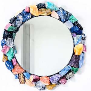 Crystal Mirrors: “Earths Magic”  Crystal Mirror 25cm