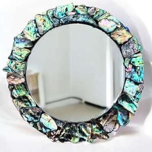 “Oceans Magic” Paua Shell Mirror 25cm