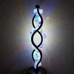 Crystal Twist Lamp “Opalite Dream”