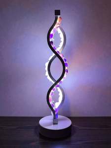 Crystal Portal Lamps: Crystal Lamp “ Spirit Light Spiral Twist”