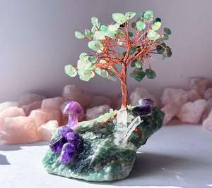 Crystal Trees: Crystal Tree “amethyst Grove “ 1