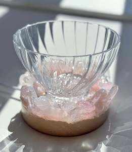 “Serenity” Crystal Bowl (cool light)