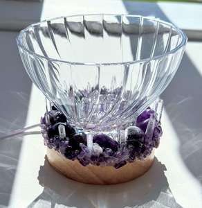 Crystal Light Bowls: “Twilight Calm” Crystal Bowl