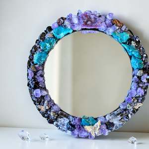 “Mystical Magic” Crystal Mirror 25cm