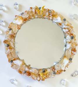 “Manifest Your Magic” Crystal Mirror 25cm