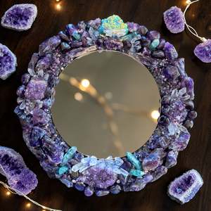 Mystic Crystal Mirror 28cm
